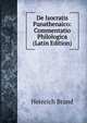 De Isocratis Panathenaico: Commentatio Philologica (Latin Edition), Heinrich Brand 