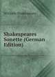 Shakespeares Sonette (German Edition), Уильям Шекспир 