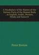 A Vocabulary of the Names of the Various Parts of the Human Body . in English, Arabic, Persian, Hindu and Sanscrit, Peter Breton 