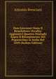 Don Giovanni Ossia Il Benefattore Occulto: Aggiuntivi Quattro Dialoghi Sopra Il Risorgimento Del Paganesimo in Italia Nel 1849 (Italian Edition), Antonio Bresciani 