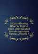 A Letter Shewing Why Our English Bibles Differ So Much from the Septuagint Signed: ., Volume 2, 