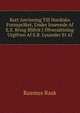 Kort Anvisning Till Nordiska Fornspraket, Under Inseende Af E.S. Bring Blifvit I Ofversattning Utgifven Af S.B. Lysander Et Al., Rasmus Rask 