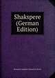 Shakspere (German Edition), Bernhard Aegidius Konrad ten Brink 