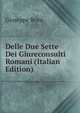 Delle Due Sette Dei Giureconsulti Romani (Italian Edition), Giuseppe Brini 