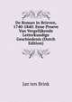 De Roman in Brieven, 1740-1840: Eene Proeve Van Vergelijkende Letterkundige Geschiedenis (Dutch Edition), Jan ten Brink 