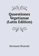 Quaestiones Vegetianae (Latin Edition), Hermann Bruncke 