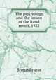 The psychology and the lesson of the Rand revolt, 1922, Brutus Brutus 