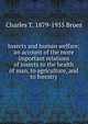 Insects and human welfare; an account of the more important relations of insects to the health of man, to agriculture, and to forestry, Charles T. 1879-1955 Brues 