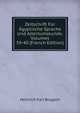 Zeitschrift Fur Agyptische Sprache Und Altertumskunde, Volumes 39-40 (French Edition), Heinrich Karl Brugsch 
