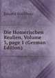 Die Homerischen Realien, Volume 3, page 1 (German Edition), Eduard Buchholz 