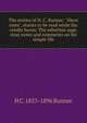 The stories of H. C. Bunner: "Short sixes", stories to be read while the candle burns; The suburban sage, stray notes and comments on his simple life, Bunner, H. C. (Henry Cuyler), 1855-1896 