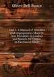 Don't: A Manual of Mistakes and Improprieties More Or Less Prevalent in Conduct and Speech. by Censor. in Parchment Cover, Oliver Bell Bunce 