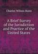 A Brief Survey of the Jurisdiction and Practice of the United States, Charles Wilson Bunn 