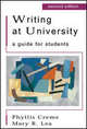 Writing at University, Phyllis Creme 
