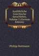 Ausfuhrliche Griechische Sprachlehre, Volume 2 (German Edition), Philipp Buttmann 