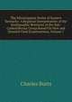 The Mississippian Series of Eastern Kentucky: A Regional Interpretation of the Stratigraphic Relations of the Sub-Carboniferous Group Based On New and Detailed Field Examinations, Volume 7, Charles Butts 