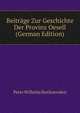 Beitrage Zur Geschichte Der Provinz Oesell (German Edition), Peter Wilhelm Buxhoewden 