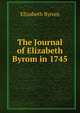 The Journal of Elizabeth Byrom in 1745, Elizabeth Byrom 