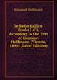De Bello Gallico: Books I-Vii, According to the Text of Emanuel Hoffmann (Vienna, 1890) (Latin Edition), Emanuel Hoffmann 