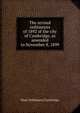The revised ordinances of 1892 of the city of Cambridge, as amended to November 8, 1899, Mass Ordinances Cambridge 