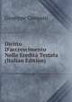 Diritto D'accrescimento Nella Eredit? Testata (Italian Edition), Giuseppe Campani 