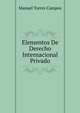 Elementos De Derecho Internacional Privado, Manuel Torres Campos 