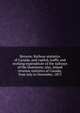 Returns: Railway statistics of Canada, and capital, traffic and working expenditure of the railways of the Dominion; also, inland revenue statistics of Canada, from July to December, 1875, 