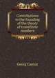 Contributions to the founding of the theory of transfinite numbers, Georg Cantor 