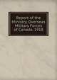 Report of the Ministry, Overseas Military Forces of Canada, 1918, 