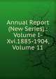 Annual Report (New Series).: Volume I-Xvi.1885-1904, Volume 11, 