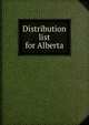 Distribution list for Alberta, 