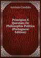 Principios E Questoes De Philosophia Politica (Portuguese Edition), Antonio Candido 