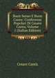 Buon Senso E Buon Cuore: Conferenze Popolari Di Cesare Cantu, Volume 1 (Italian Edition), Cesare Cantu 