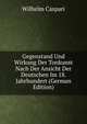 Gegenstand Und Wirkung Der Tonkunst Nach Der Ansicht Der Deutschen Im 18. Jahrhundert (German Edition), Wilhelm Caspari 