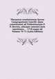 Thesaurus resolutionum Sacrae Congregationis Concilii. Quae consentanee ad Tridentinorum P.P. decreta, aliasque canonici juris sanctiones, . . 1718 usque ad Volume 70-71 (Latin Edition), 