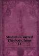 Studies in Sacred Theology, Issue 14, 