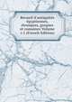 Recueil d'antiquit?s ?gyptiennes, ?trusques, greques et romaines Volume v.1 (French Edition), 