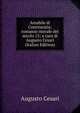 Amabile di Continentia; romanzo morale del secolo 15; a cura di Augusto Cesari (Italian Edition), Augusto Cesari 