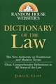 The Random House Webster's Dictionary of the Law, Clapp James E. 