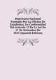 Repertorio Nacional Formado Por La Oficina De Estadistica, En Conformidad Del Articulo 12 De La Lei De 17 De Setiembre De 1847 (Spanish Edition), 