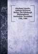 Abraham Lincoln: Address Delivered Before The Edinburgh Philosophical Institution. November 13th, 1900, 