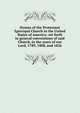 Hymns of the Protestant Episcopal Church in the United States of America: set forth in general conventions of said Church, in the years of our Lord, 1789, 1808, and 1826, 