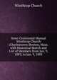 Semi-Centennial Manual Winthrop Church (Charlestown) Boston, Mass. with Historical Sketch and List of Members from Jan. 9, 1883, to Jan. 9, 1883, Winthrop Church 