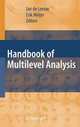 Handbook of Multilevel Analysis, Goldstein, H. 