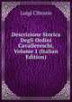 Descrizione Storica Degli Ordini Cavallereschi, Volume 1 (Italian Edition), Luigi Cibrario 