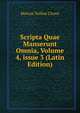 Scripta Quae Manserunt Omnia, Volume 4, issue 3 (Latin Edition), Marcus Tullius Cicero 