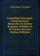 Consilium Principis; Consistorium: Ricerche Di Diritto Romano Pubblico E Di Diritto Privato (Italian Edition), Giovanni Cicogna 