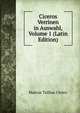 Ciceros Verrinen in Auswahl, Volume 1 (Latin Edition), Marcus Tullius Cicero 