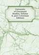 University of Cincinnati Studies, Volume 8, part 3 (German Edition), 