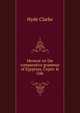 Memoir on the comparative grammar of Egyptian, Coptic & Ude, Hyde Clarke 